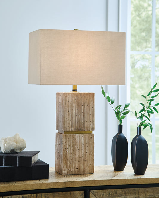Cape Furniture Outlet - Ashley Furniture - Laddner Lighting - Poly Table Lamp (1/CN) - L236054