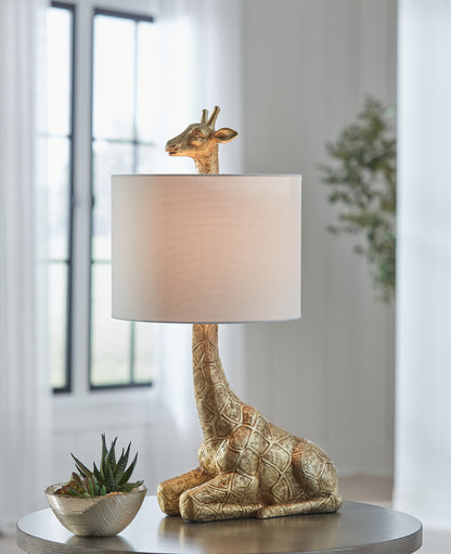 Cape Furniture Outlet - Ashley Furniture - Ferrison Lighting - 2-Piece Lamp Set / Gold Finish - L317004X2