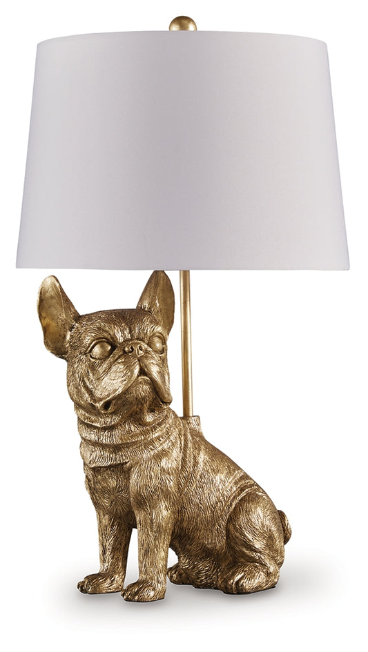 Cape Furniture Outlet - Ashley Furniture - Wadeland Lighting - Poly Table Lamp (1/CN) / Gold Finish - L317054