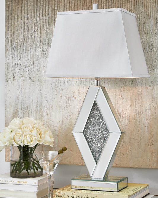 Cape Furniture Outlet - Ashley Furniture - Prunella Lighting - Table Lamp (Set of 2) / Silver Finish - L429034X2