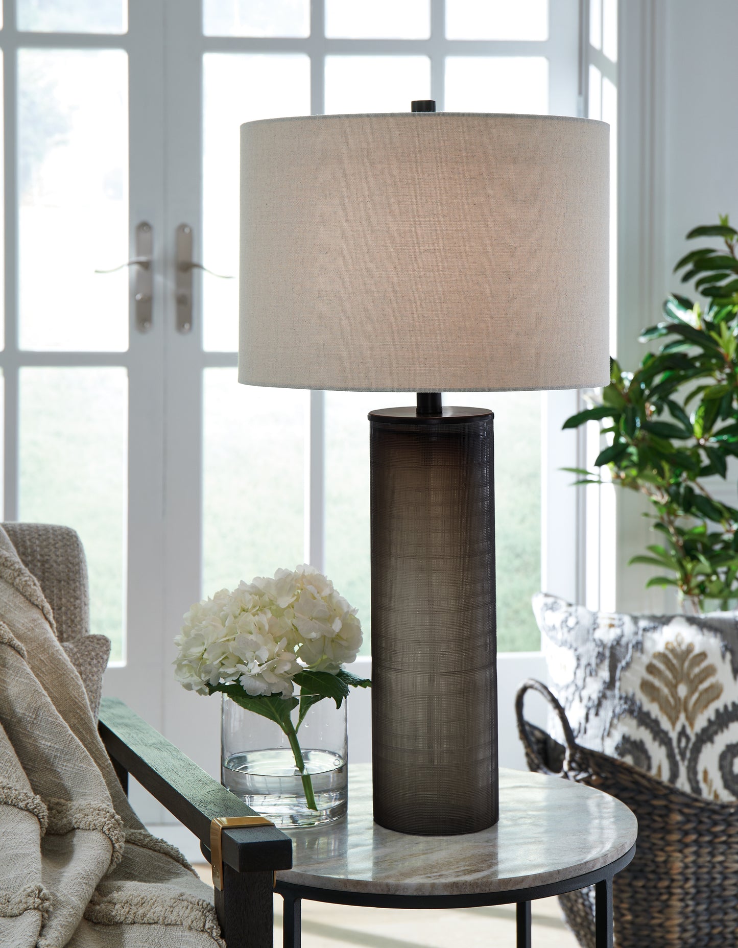 Cape Furniture Outlet - Ashley Furniture - Dingerly Lighting - Table Lamp (Set of 2) / Brown - L430824X2