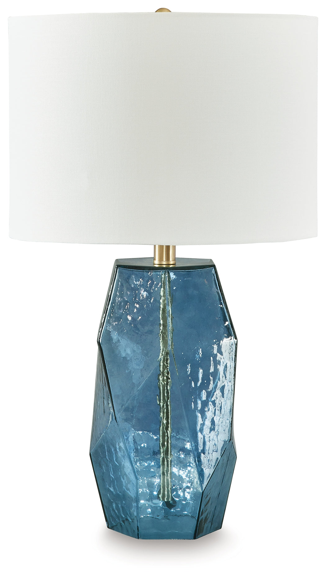 Cape Furniture Outlet - Ashley Furniture - Tallow Lighting - Glass Table Lamp (1/CN) / Blue - L430854