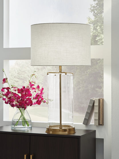 Cape Furniture Outlet - Ashley Furniture - Gizeh Lighting - Glass Table Lamp (1/CN) - L430954