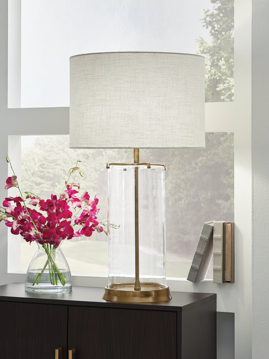 Cape Furniture Outlet - Ashley Furniture - Gizeh Lighting - Glass Table Lamp (1/CN) - L430954