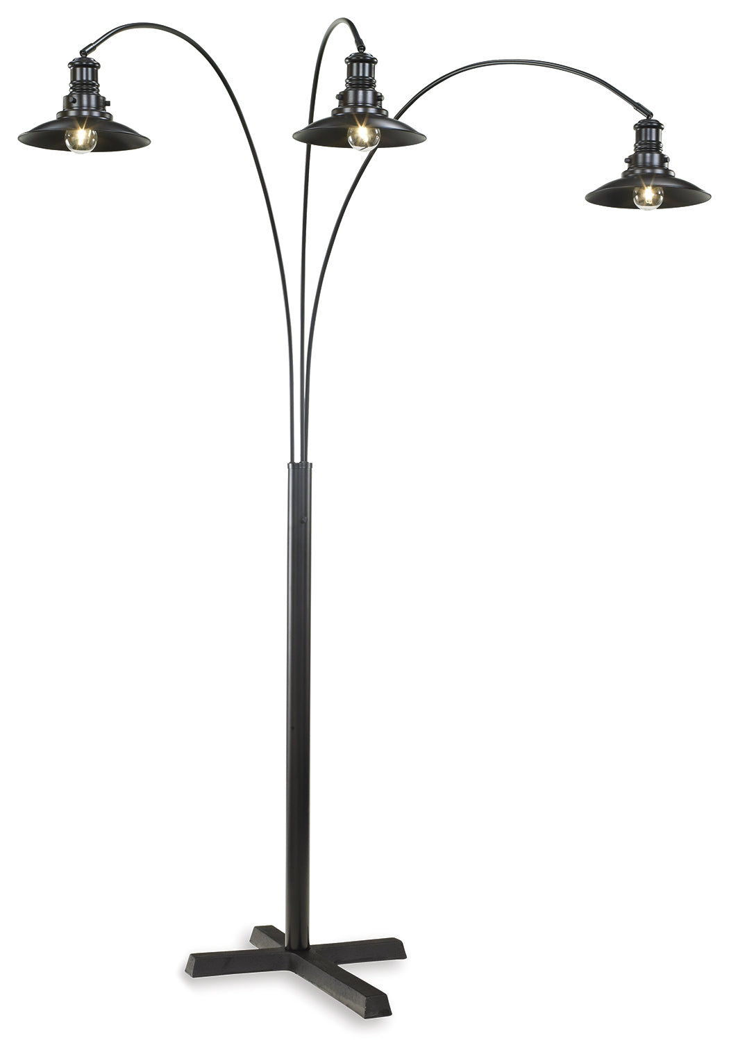 Cape Furniture Outlet - Ashley Furniture - Sheriel Lighting - Metal Arc Lamp (1/CN) / Black - L725059