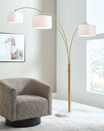 Cape Furniture Outlet - Ashley Furniture - Valo Lighting - Metal Arc Lamp (1/CN) - L725169