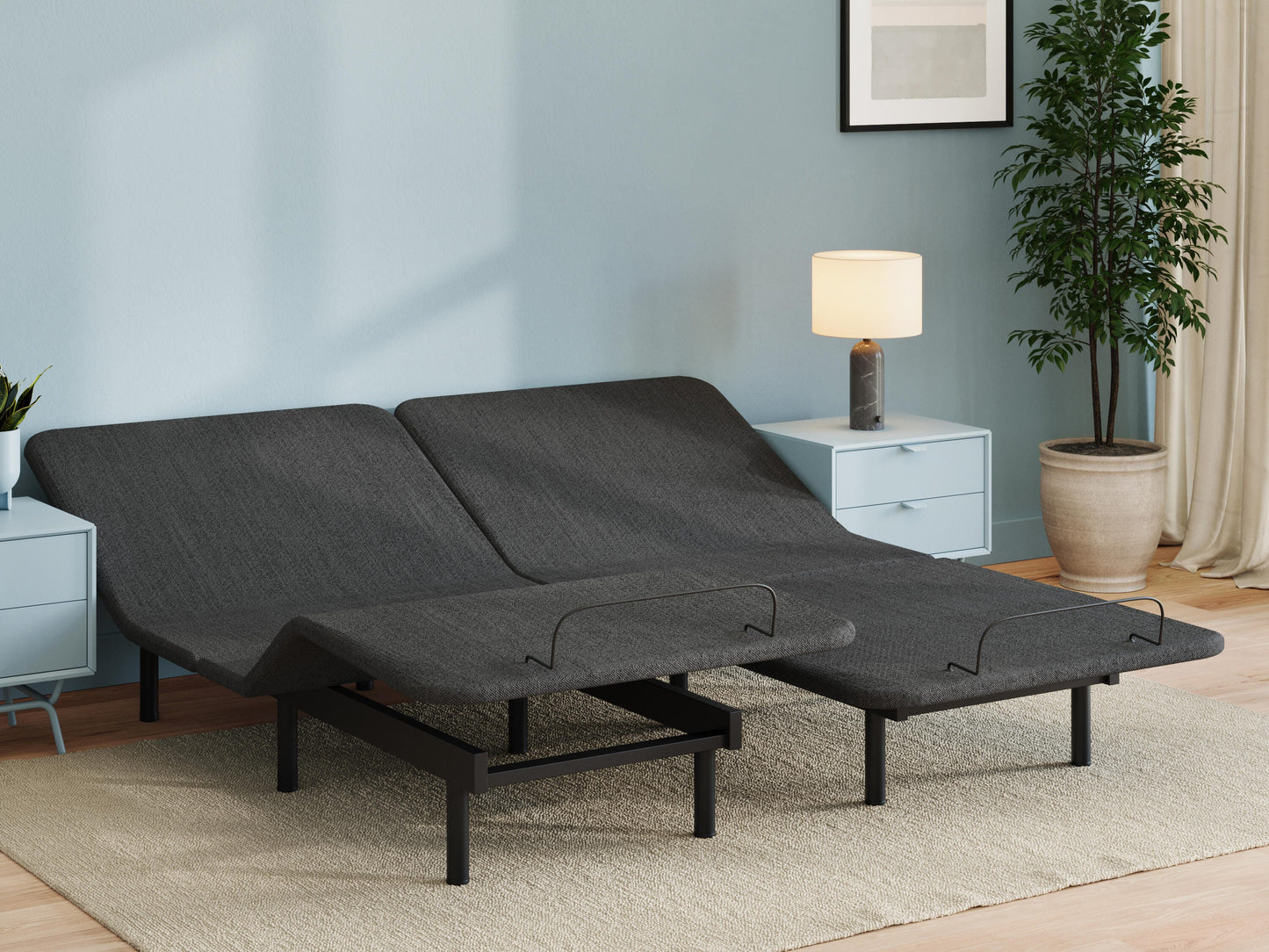 Cape Furniture Outlet - Ashley Furniture - Comfort Classic Adj Base Split California King Adjustable Base - Split Cal King Adjustable Base - M1X1192
