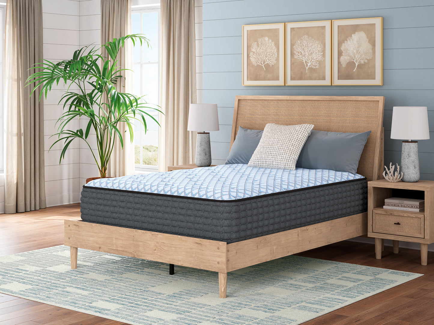 Cape Furniture Outlet - Ashley Furniture - Destin Cove Plush Mattresses - Full / Blue - M33121