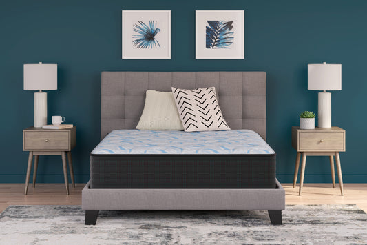 Cape Furniture Outlet - Ashley Furniture - Elite Springs Firm Mattresses - Full / Gray/Blue - M40521