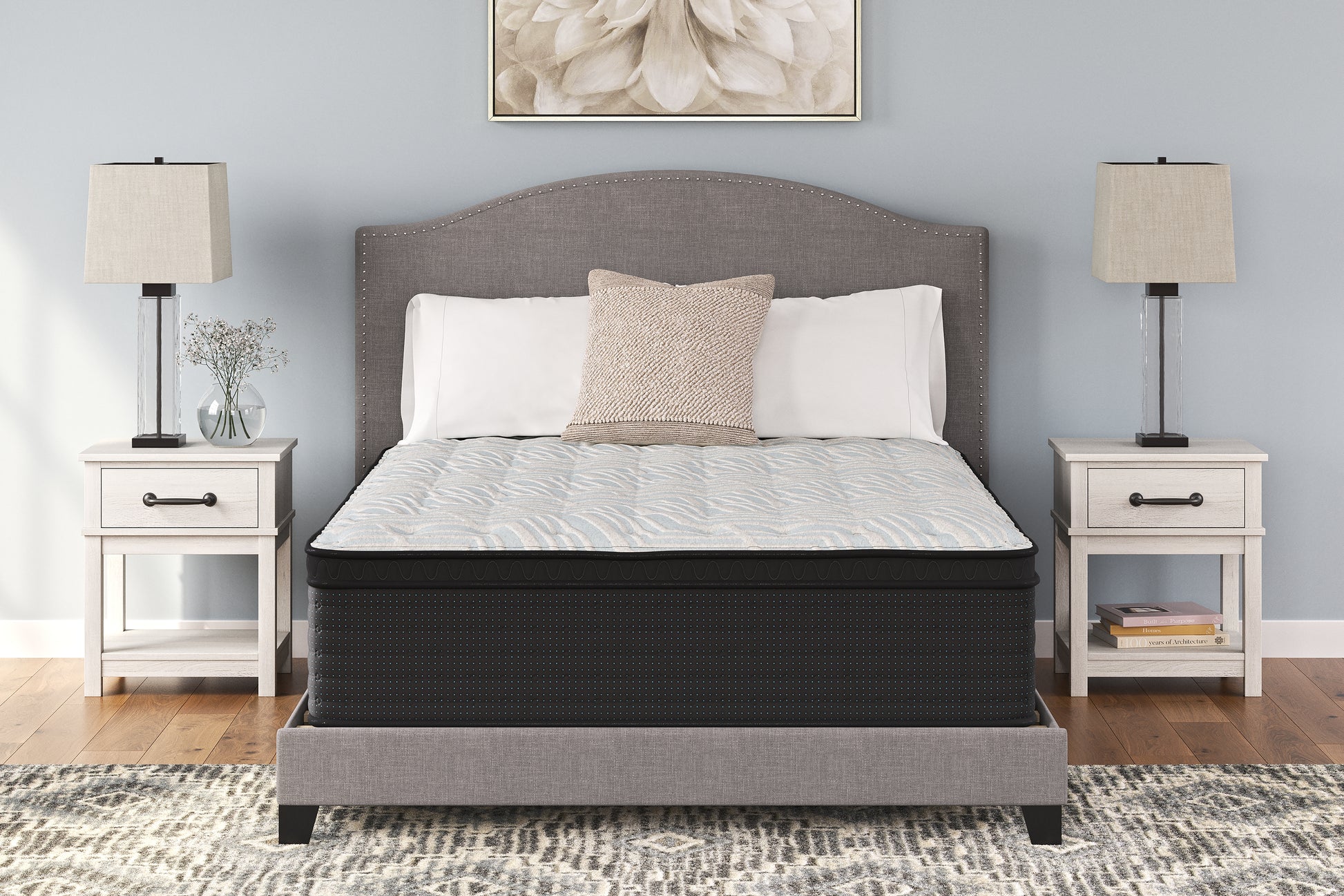 Cape Furniture Outlet - Ashley Furniture - Palisades ET Mattresses - Queen / Gray/Blue - M41731