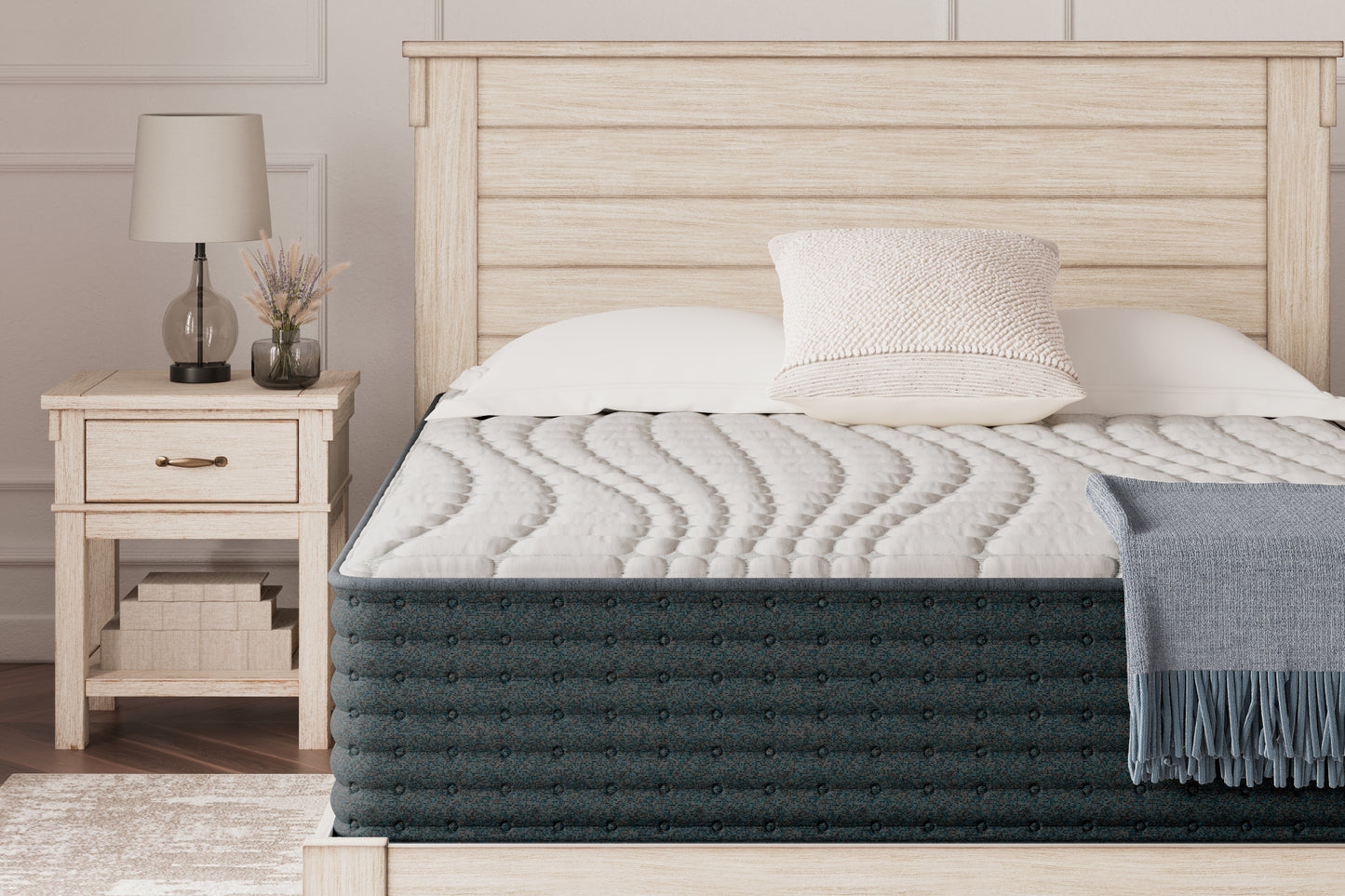 Cape Furniture Outlet - Ashley Furniture - Hybrid 1300 Mattresses - King / White - M43641