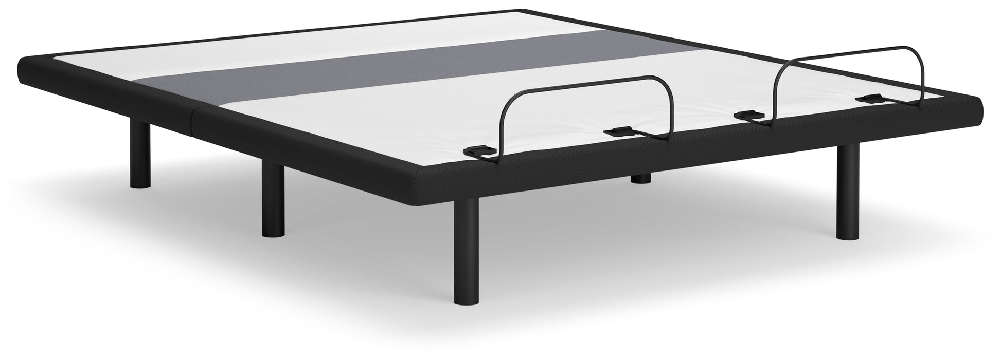 Cape Furniture Outlet - Ashley Furniture - Best Base with Lumbar and Audio California King Adjustable Base - Cal King Adjustable Base / Charcoal Gray - M5X592