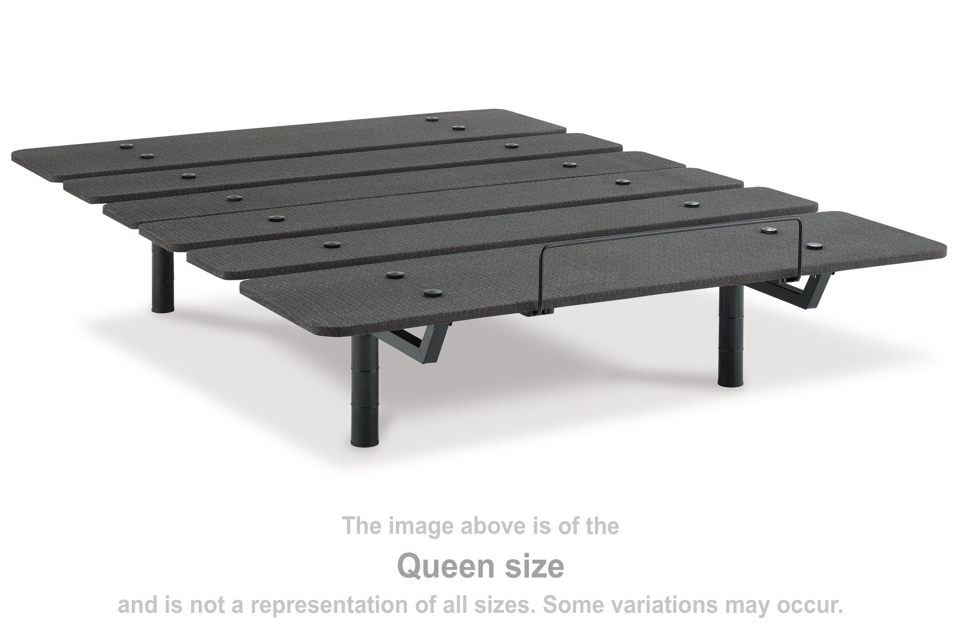 Cape Furniture Outlet - Ashley Furniture - Cosmic Power Base California King Adjustable Base - Cal King Adjustable Base / Black - M8X252