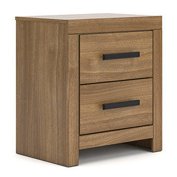 Cape Furniture Outlet - Ashley Furniture - Broachmyn Bedroom - Two Drawer Night Stand / Auburn - PCB1116-92