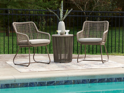 Cape Furniture Outlet - Ashley Furniture - Majors Beach Outdoor - Chairs w/CUSH/Table Set (3/CN) - PCP321-050