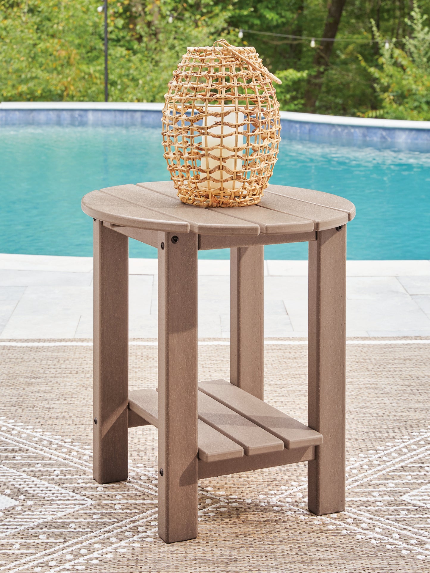Cape Furniture Outlet - Ashley Furniture - Grover Beach Outdoor - Oval End Table - PCP422-706
