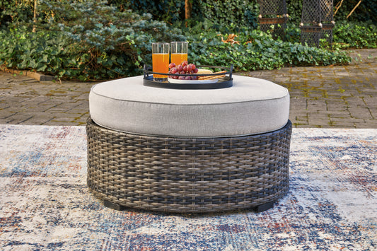 Cape Furniture Outlet - Ashley Furniture - Harbor Court Outdoor - Corner with Cushion (Set of 2) / Gray - P459-877