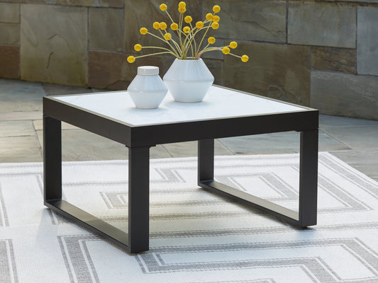 Cape Furniture Outlet - Ashley Furniture - Beachloft Outdoor - 4-Piece Outdoor Sectional / Black/Gray - P490P7