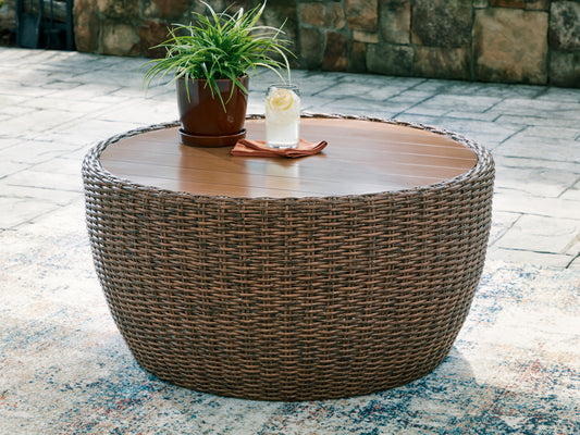 Cape Furniture Outlet - Ashley Furniture - Double Point Outdoor - Round Cocktail Table - PCP503-708
