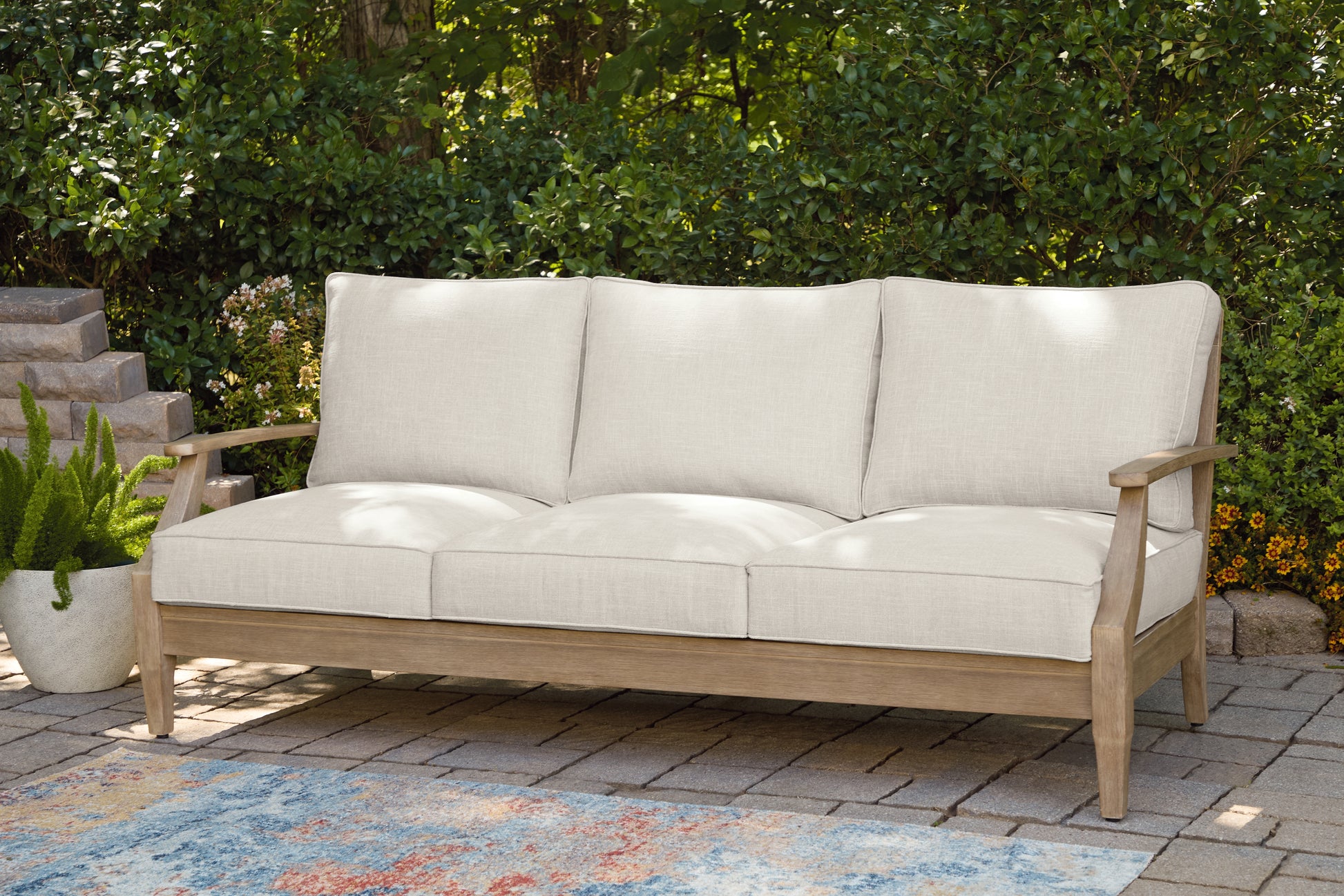 Cape Furniture Outlet - Ashley Furniture - Carter Hall Outdoor - Sofa with Cushion - P601-838