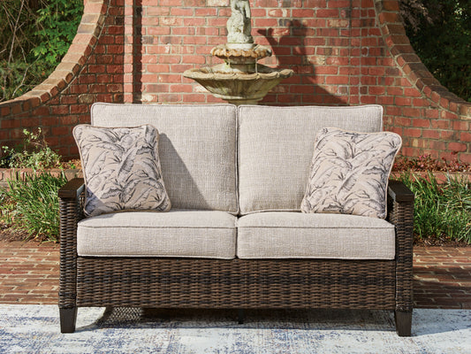 Cape Furniture Outlet - Ashley Furniture - Monterey Point Outdoor - Loveseat w/Cushion - PCP760-835