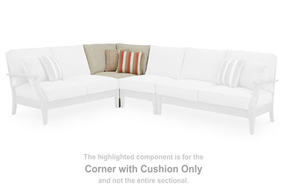 Cape Furniture Outlet - Ashley Furniture - Clare View Outdoor - Corner with Cushion / Beige - P801-877