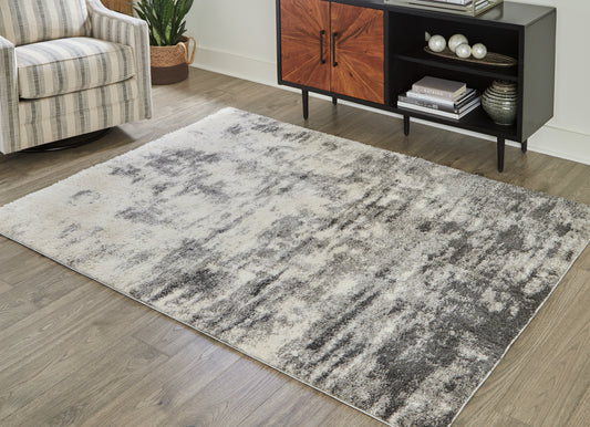 Cape Furniture Outlet - Ashley Furniture - Gerdie Rug - 5'3" x 7'3" Rug / Cream/Gray - R404992