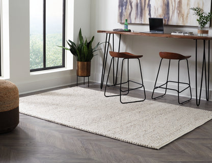 Cape Furniture Outlet - Ashley Furniture - Jossick Rug - 7'8" x 10' Rug / Cream/Taupe - R405101