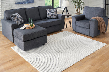 Cape Furniture Outlet - Ashley Furniture - Lambworth Rug - 7'10" x 10' Rug / Gray/Cream - R405341