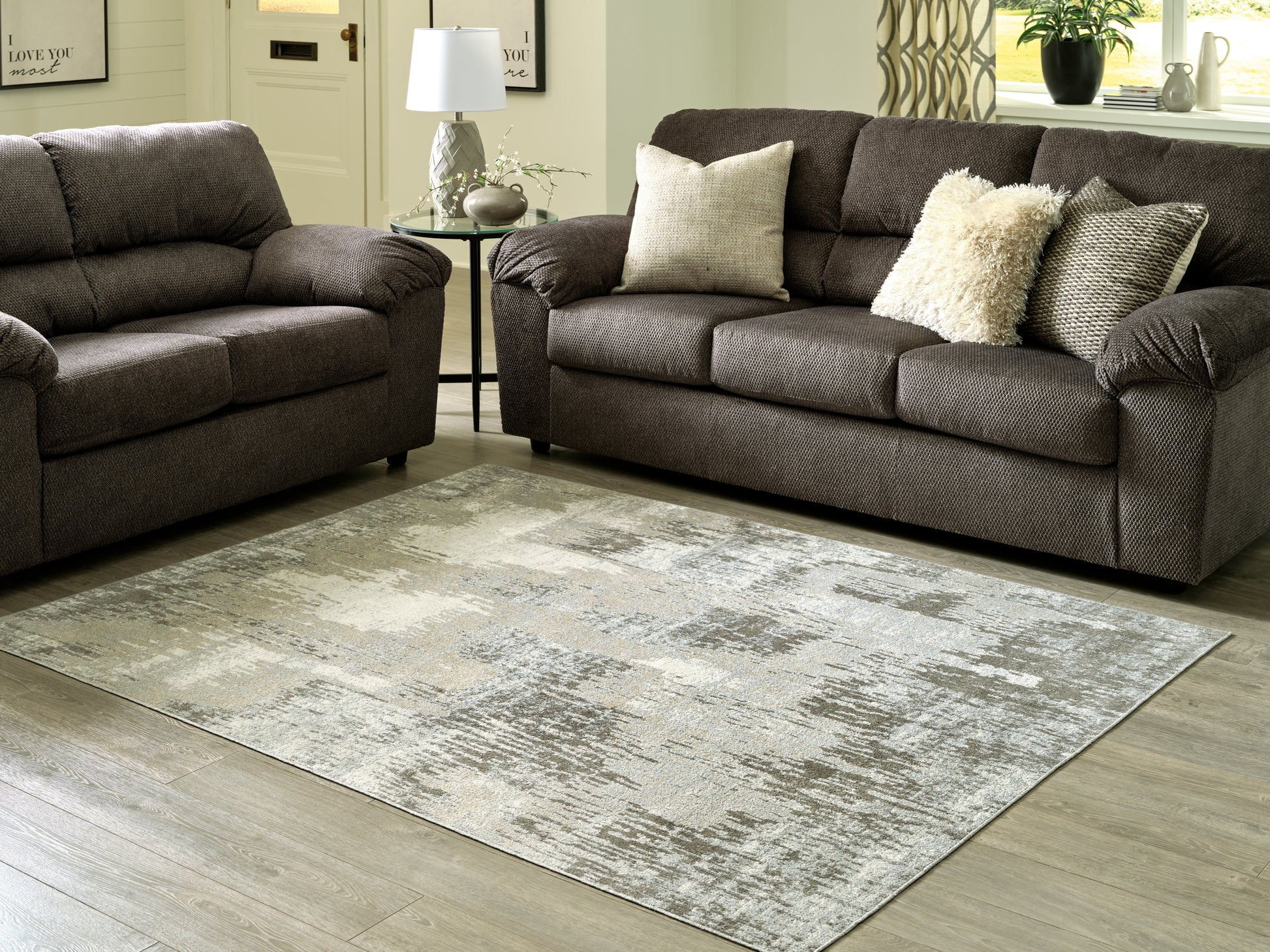 Cape Furniture Outlet - Ashley Furniture - Arriston Rug - 7'10" x 10' Washable Rug / Multi - R405561