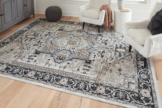 Cape Furniture Outlet - Ashley Furniture - Gregmoore Rug - 5'2" x 6'10" Washable Rug / Multi - R405822