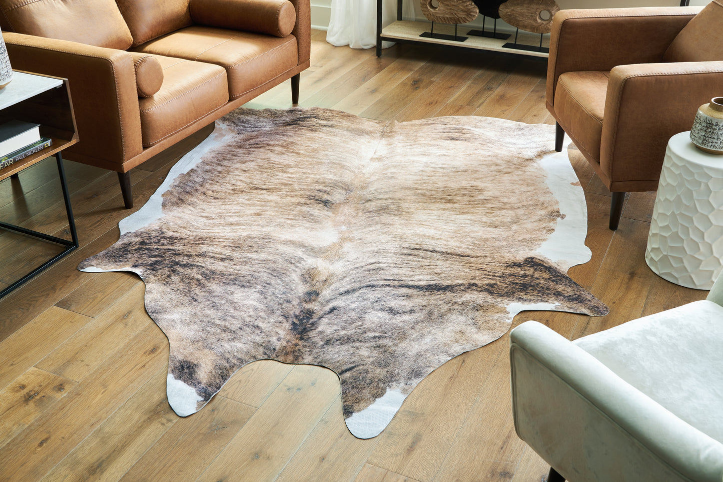 Cape Furniture Outlet - Ashley Furniture - Sportsmen Rug - 6'5" x 7'11" Rug / Brown - R406012