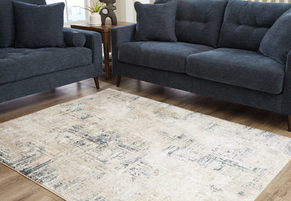 Cape Furniture Outlet - Ashley Furniture - Gentor Rug - 8' x 10' Rug / Blue/Ivory - R406521