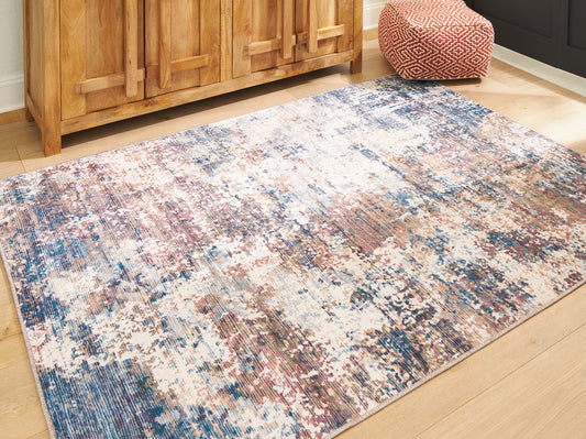 Cape Furniture Outlet - Ashley Furniture - Willbertal Rug - 8' x 10' Washable Rug / Multi - R406651