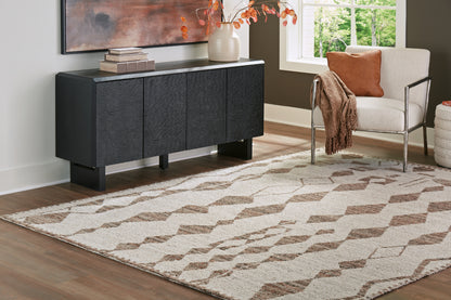 Cape Furniture Outlet - Ashley Furniture - Brettler Rug - 8' x 10' Rug / Beige/Brown - R406791
