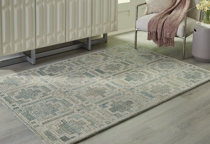 Cape Furniture Outlet - Ashley Furniture - Jossland Rug - 5' x 7' Rug / Green/Ivory - R406912