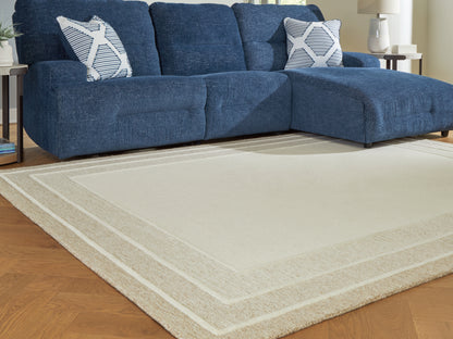 Cape Furniture Outlet - Ashley Furniture - Teelgan Rug - Large Rug / Ivory/Tan - R407311