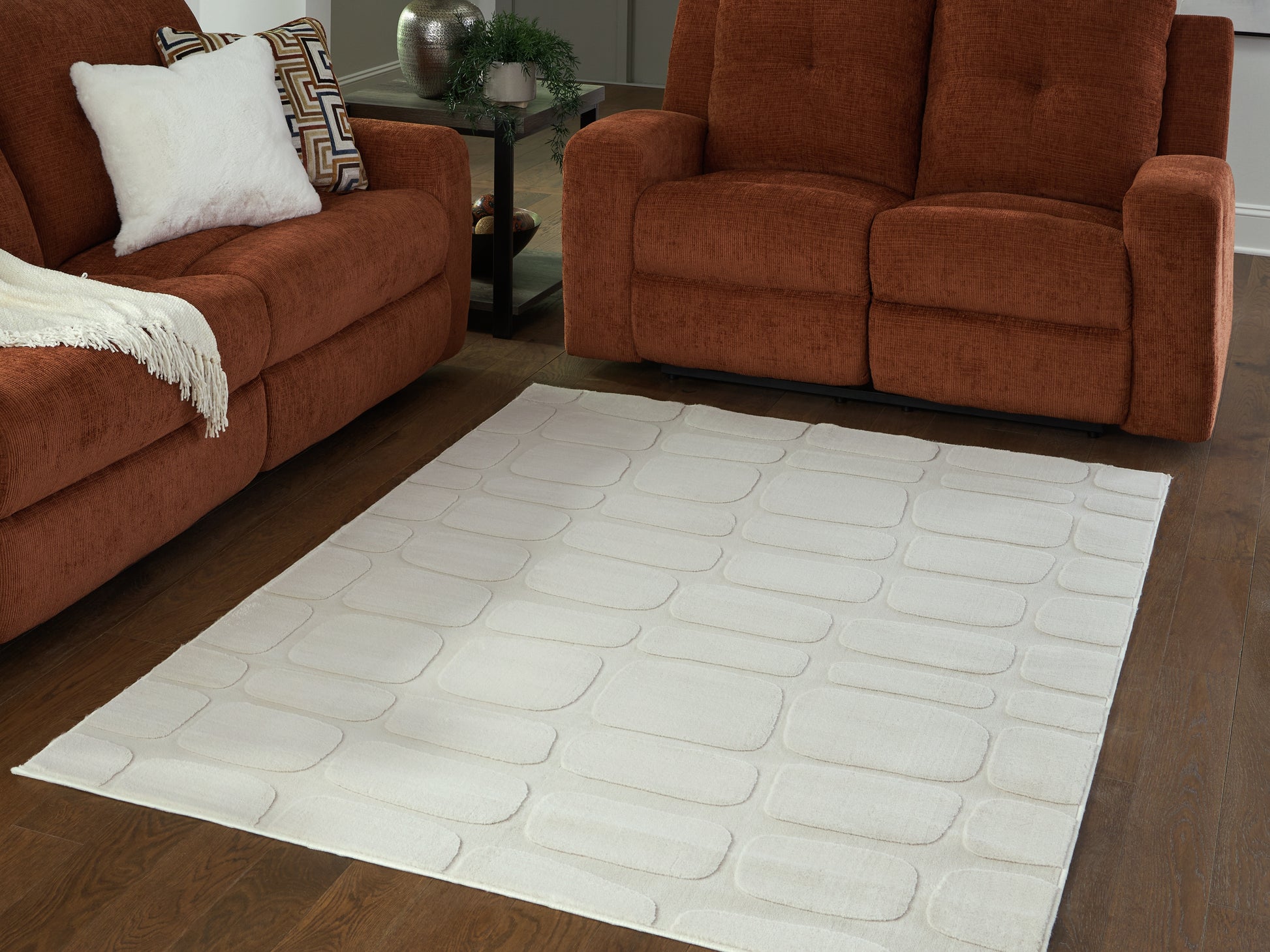 Cape Furniture Outlet - Ashley Furniture - Malvinsboro Rug - Washable 8' x 10' Area Rug / Sandstone - R407441