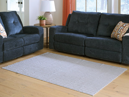 Cape Furniture Outlet - Ashley Furniture - Worthley Rug - Washable 8' x 10' Area Rug / Gray - R407451