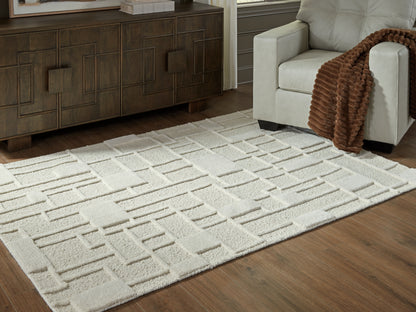 Cape Furniture Outlet - Ashley Furniture - Empriss Rug - 5' x 7' Area Rug / Ivory - R407622