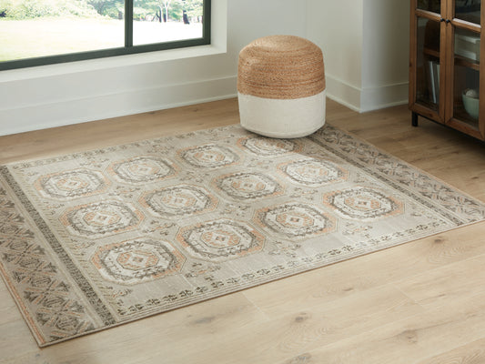 Cape Furniture Outlet - Ashley Furniture - Bachby Rug - 5'3" x 7' Area Rug / Multi - R407682