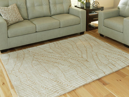 Cape Furniture Outlet - Ashley Furniture - Jaseena Rug - 7'8" x 10' Area Rug / Beige/Tan - R407721