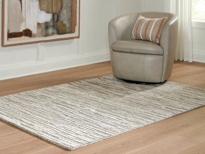 Cape Furniture Outlet - Ashley Furniture - Eljory Rug - Medium Rug / Gray - R408202