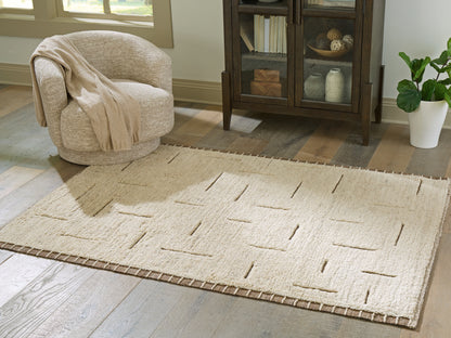 Cape Furniture Outlet - Ashley Furniture - Clayman Rug - Medium Rug / Beige/Brown - R408342
