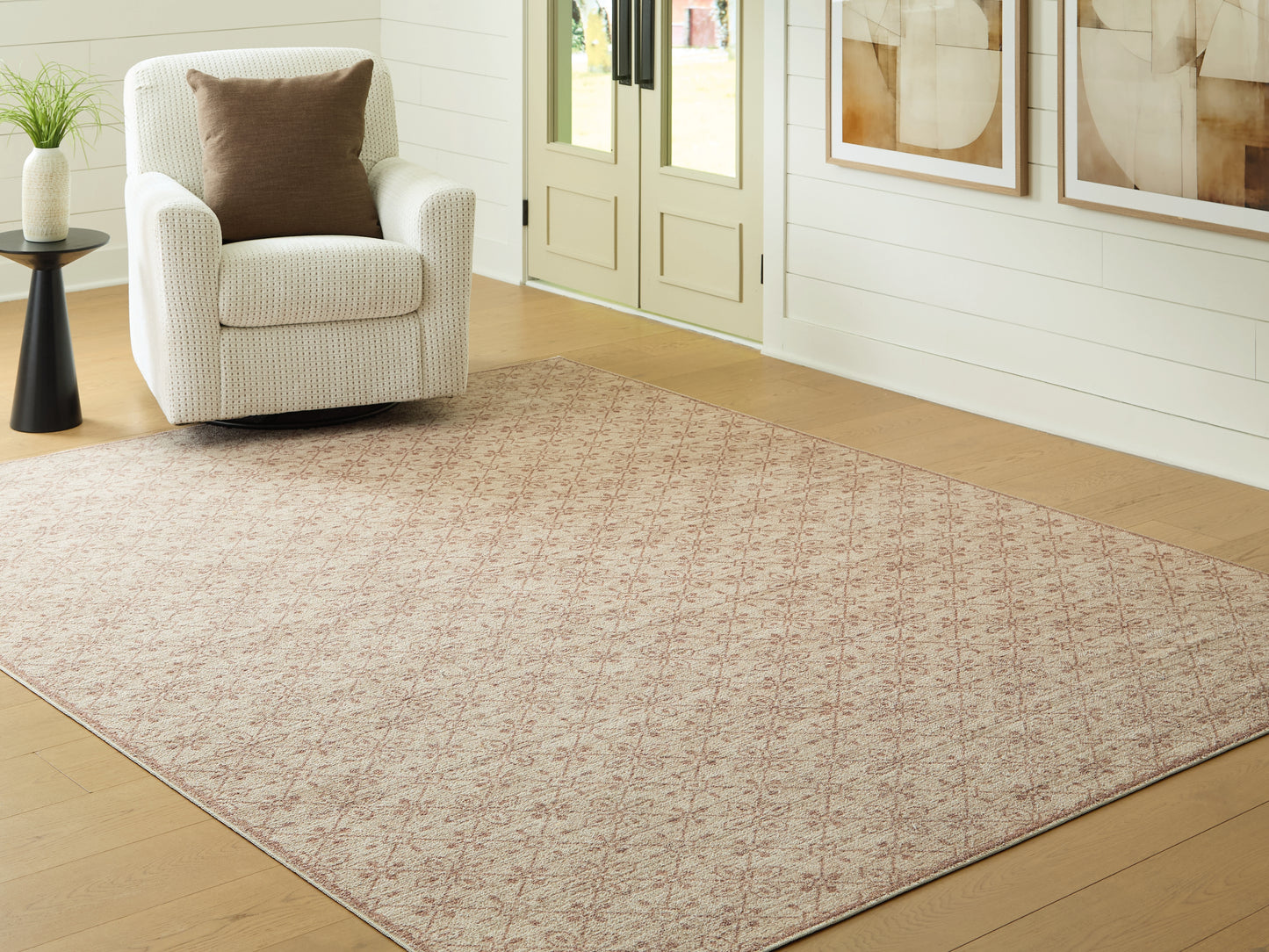 Cape Furniture Outlet - Ashley Furniture - Lyamford Rug - Large Rug / Beige/Gray/Brown - R408501