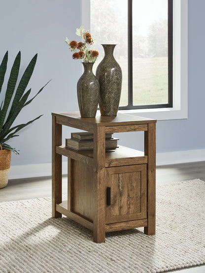 Cape Furniture Outlet - Ashley Furniture - Fendenmore Chairside End Table - Chair Side End Table / Brown - T190-117