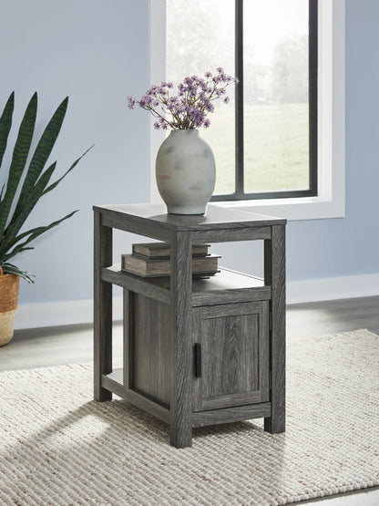Cape Furniture Outlet - Ashley Furniture - Fendenmore Chairside End Table - Chair Side End Table / Brown/Gray - T190-317