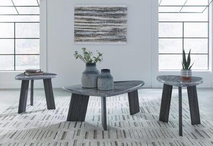 Cape Furniture Outlet - Ashley Furniture - Bluebond Table (Set of 3) - Occasional Table Set (3/CN) / Gray - T390-13