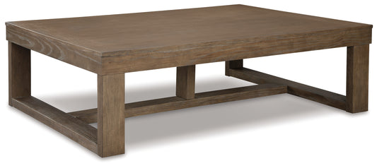 Cape Furniture Outlet - Ashley Furniture - Cariton Coffee Table - Rectangular Cocktail Table / Gray - T471-1