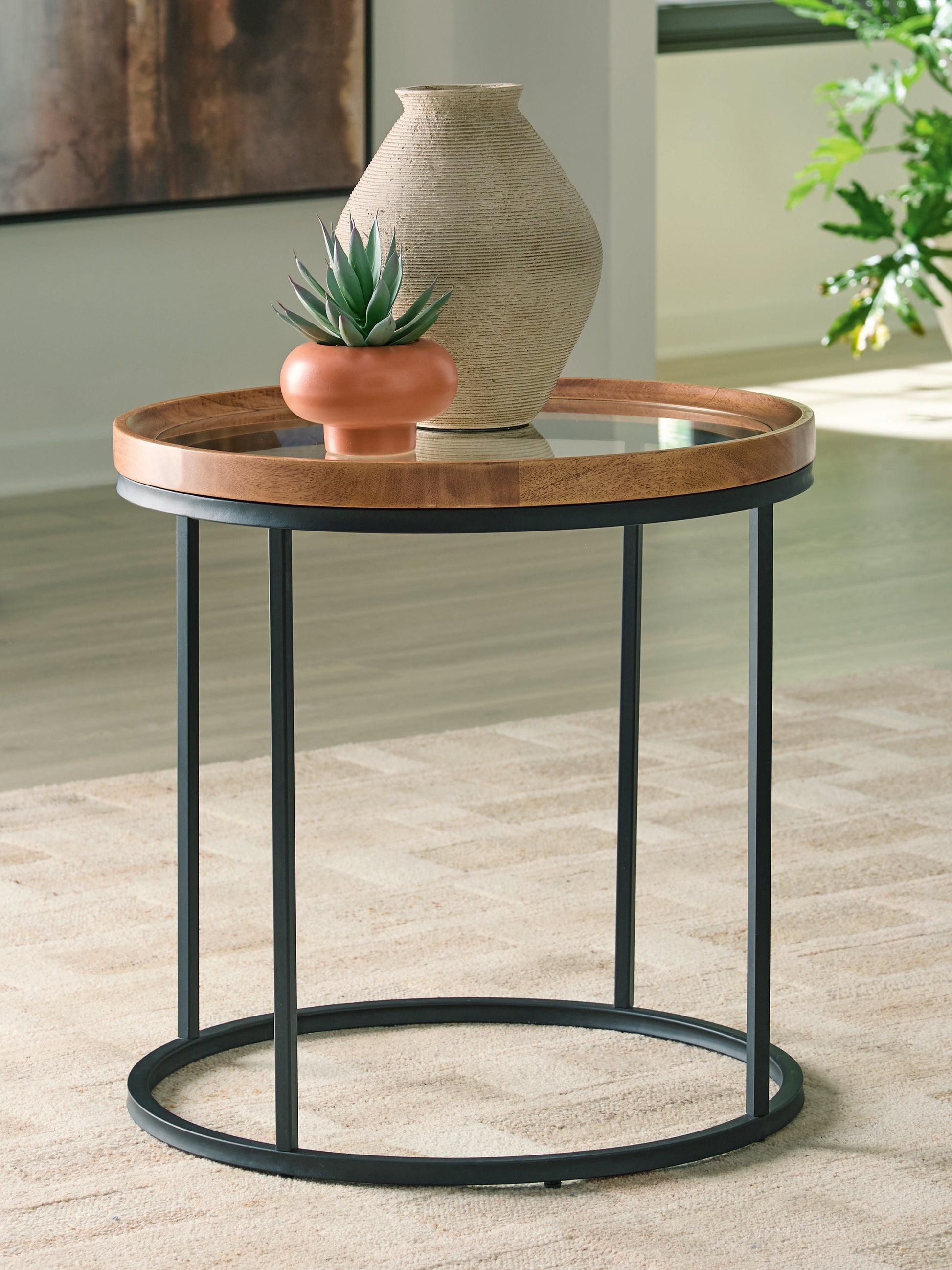 Cape Furniture Outlet - Ashley Furniture - Noraluna End Table - Round End Table - T502-6